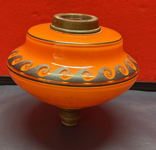 Vintage orange wave - wave, pattern