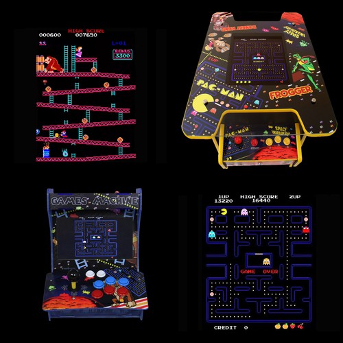 Retro arcade machine - arcade, games