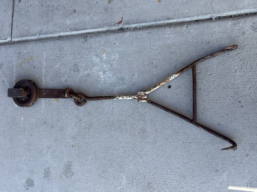 Vintage butcher meat hook - vintage,