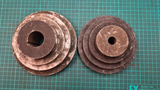 2 off Aluminium Pulleys 3 / 4