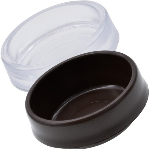 Small 5cm clear brown castor - 5cm,