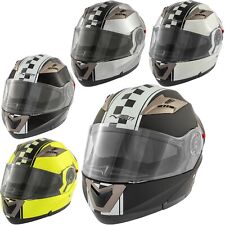 Modular Flip-Up Helmet Moto Touring Approved ECE 22 Double Visor Design