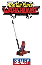 Sealey Trolley Jack 3 tonne 3000CXD Standard Chassis Heavy Duty Car Van