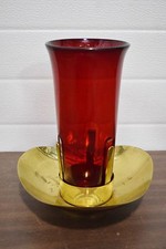 + Brass Altar Top Sanctuary Lamp with Red Globe + (CU#232) + chalice co.