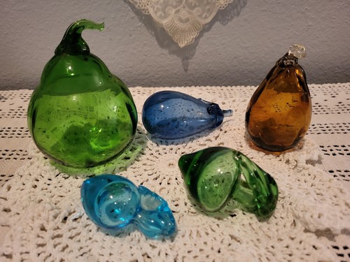Hand blown art - hand, glass