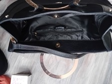 Dune Black Bag With Gold Finish Metal Handle
