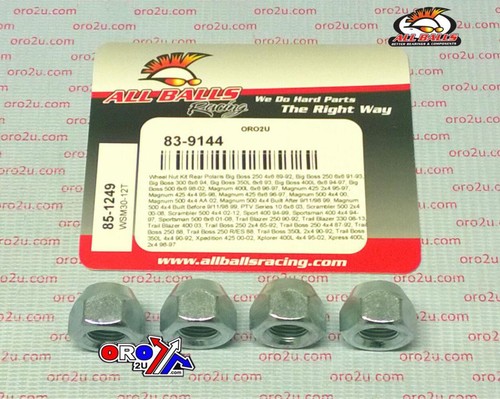Wheel nut rear kit pack - kit, pack-4