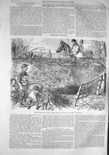 Old Antique Print 1857 Fox Hunting Season Horses Huntsmen Sport Country 19th