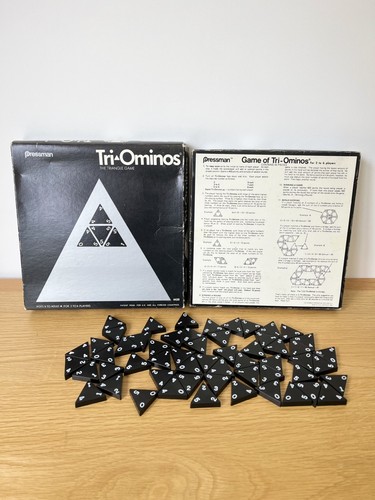 Vintage 1960s tri - vintage, tri-ominos