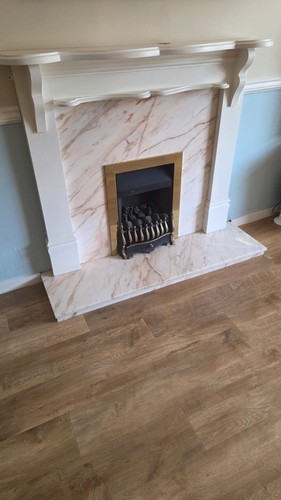 Marble fireplace gas - marble, +