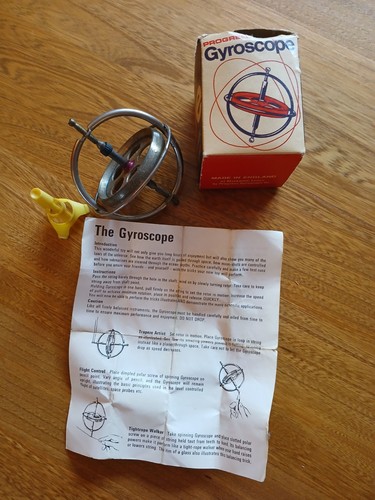 Vintage gyroscope toy - gyroscope,