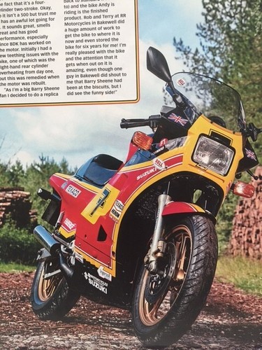 Suzuki rg400 baz sheene - suzuki,