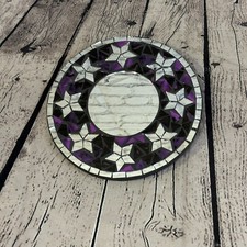 Purple Star Mosaic Tile Wall