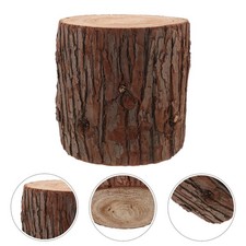  Solid Wood Stump Table