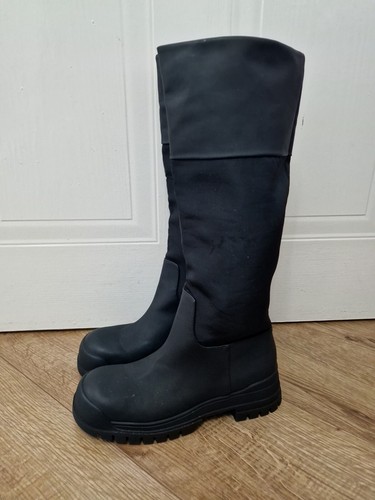 Zara black ankle high - zara,