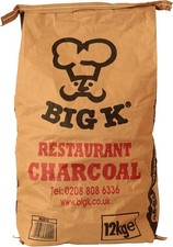 Big K Chilla-Grilla Restaurant Grade Charcoal, 12kg Bag Lumpwood Charcoal