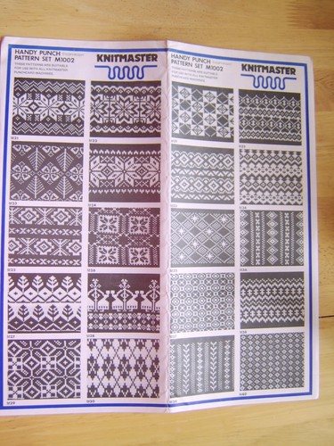 Knitmaster handy punch - , pattern