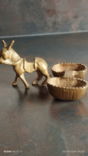 Vintage brass donkey mule - vintage,