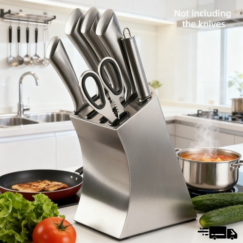 Stainless steel knife holder - stainless,