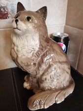 Beswick Persian Cat - Grey -