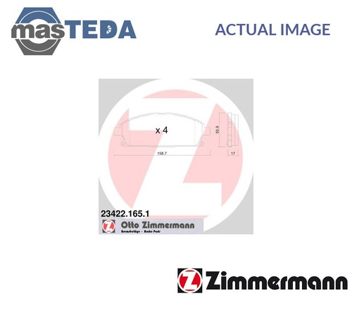 234221651 brake pads set - 234221651,