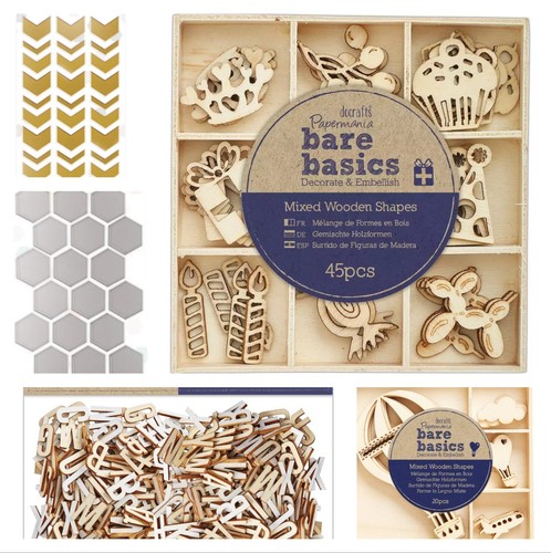 Papermania wooden letters - papermania,