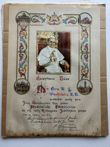 Vintage 1964 vatican - 1964, papal