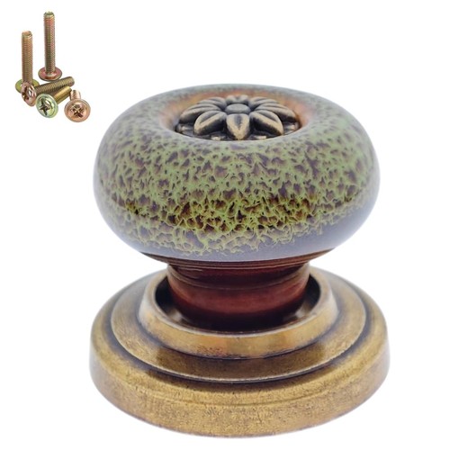 Pack retro ceramic knobs - 10,