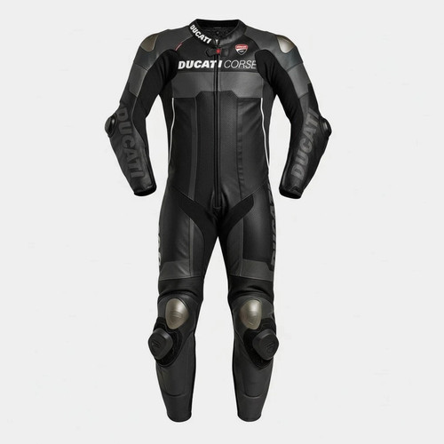 Ducati corse black leather - ducati,