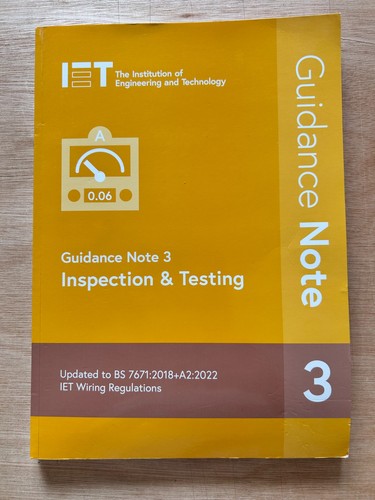 Iet guidance note inspection - iet,