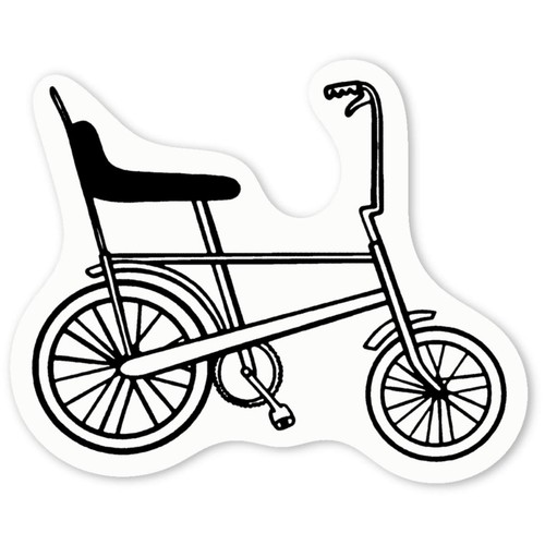 Chopper bike white - bike',