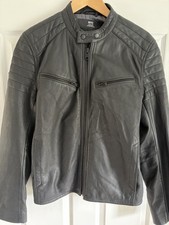 Superdry leather jacket - jacket,