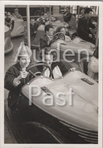 Women riding dodgem cars - women,