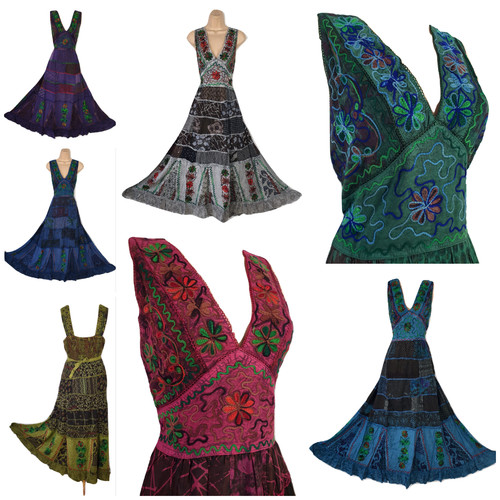 Plus size patchwork dress - size,