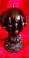 Black Spell Banishing Crystal Ball Candle,Pagan, Witchcraft,Occult,Magick,Spells