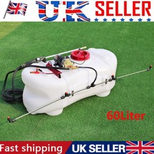 ATV Quad Sprayer Adjustable Boom Hand Lance 12V 60 Litre Agricultural Crop Weed