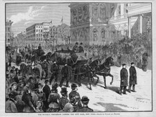 FUNERAL PROCESSION PASSING NEW