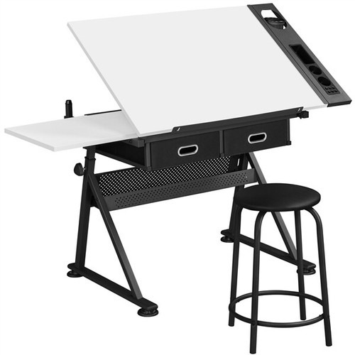 Drafting drawing table - table, art