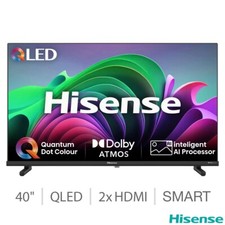 Hisense 40E5NQTUK 40 Inch QLED Smart TV- *New, Box Opened*