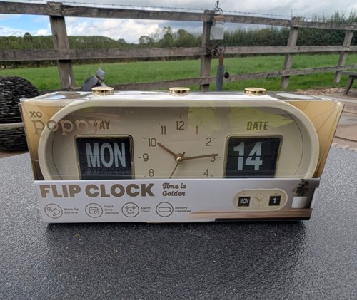 Poppy flip clock retro - flip,