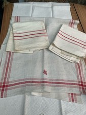 4 Large Vintage French? Linen