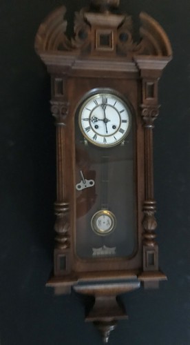 Antique wall clock - +,