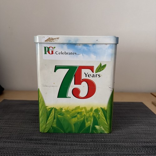 Tips tea tin celebrating 75 - tea,