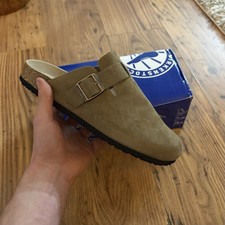Birkenstock Boston Clogs Suede