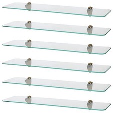 6x Rounded Floating Glass