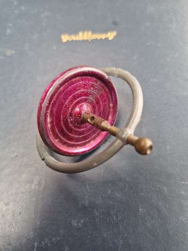Vintage gyroscope spinning top - vintage,