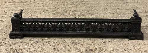 Victorian cast iron fireplace - cast,
