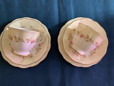 2 x Royal Albert pink rose