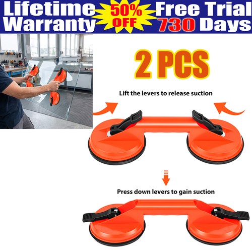 Double suction cup vacuum - suction,