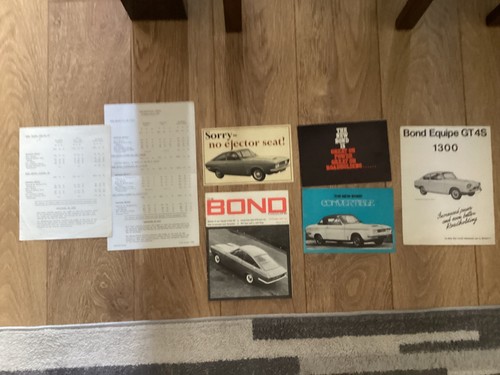 Bond equipe car sales brochure - bond,